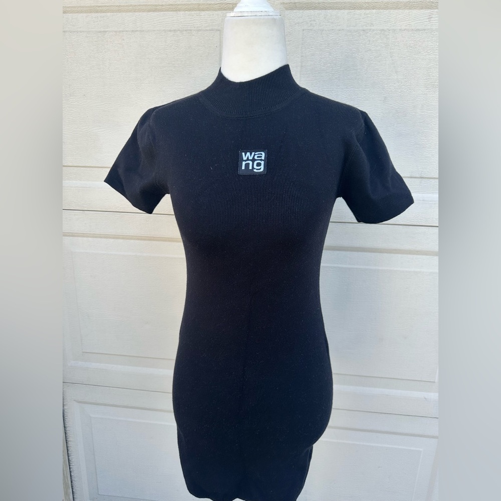 Alexander Wang Black Mini Bodycon Dress - Picture 7 of 12
